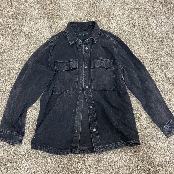 No Boundaries Denim Jacket - Picture 1 of 3